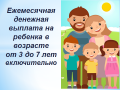 Порядок предоставления социальной выплаты гражданам, имеющим детей от 3 до 7 лет включительно